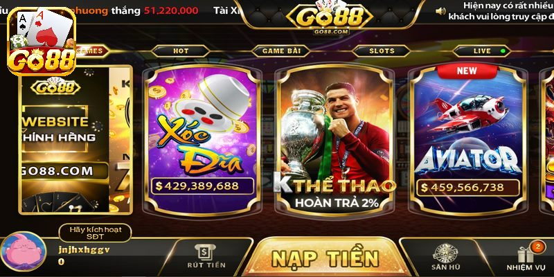 Xóc đĩa Go88 – Chơi thỏa thích và mang tiền về ngay